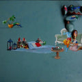 Fantasy mixed media painting titled 'Untitled 1', 36x60 inches, by artist Pragnesh Patel on Canvas
