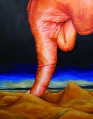 contemporary acrylic painting titled 'Untitled 1', 59x47 inches, by artist Pratap Manna on Canvas