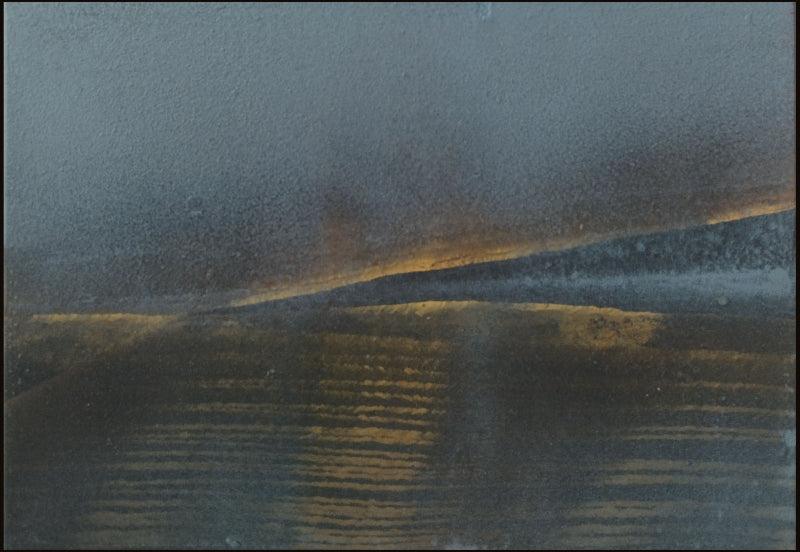 Abstract acrylic painting titled 'Untitled 1', 5x7 inches, by artist Hemant Dhane on Paper