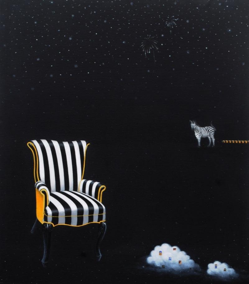 Fantasy acrylic painting titled 'Untitled 1', 48x42 inches, by artist Amit Kumar on Canvas