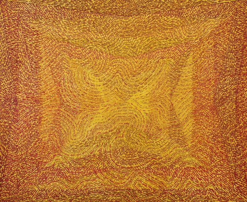 Abstract oil painting titled 'Untitled 10', 60x72 inches, by artist Amit Kshirsagar on Canvas