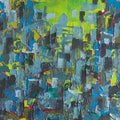 Abstract oil painting titled 'Untitled 10', 24x12 inches, by artist Karishma Wadhwa on Canvas