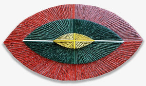 Abstract acrylic painting titled 'Untitled 103', 19x34 inches, by artist Sandesh Khule on Canvas