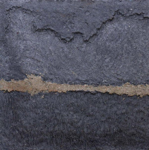 Abstract mixed media painting titled 'Untitled 11', 24x24 inches, by artist Hansodnya Thambe on Marine Plywood