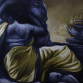 Figurative acrylic oil painting titled 'Untitled 11', 36x48 inches, by artist Arya Chowdhury on Canvas