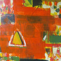 Abstract acrylic painting titled 'Untitled 11', 36x36 inches, by artist Ravindra Pawar on Canvas