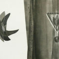 Abstract charcoal drawing titled 'Untitled 11', 14x22 inches, by artist Narendra Jatav on Paper