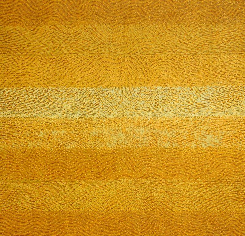 Abstract oil painting titled 'Untitled 12', 60x60 inches, by artist Amit Kshirsagar on Canvas