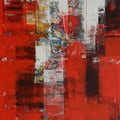 Abstract acrylic painting titled 'Untitled 12', 54x36 inches, by artist Stalin Joseph on Canvas