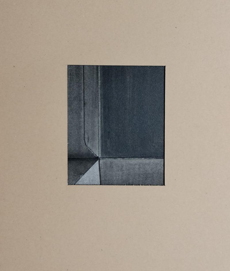 Abstract mixed media painting titled 'Untitled 12', 9x8 inches, by artist Rohit Bhanushali on Paper