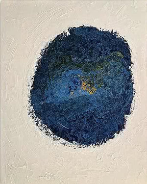 Abstract acrylic painting titled 'Untitled 12', 30x24 inches, by artist Kartikey Sharma on Canvas