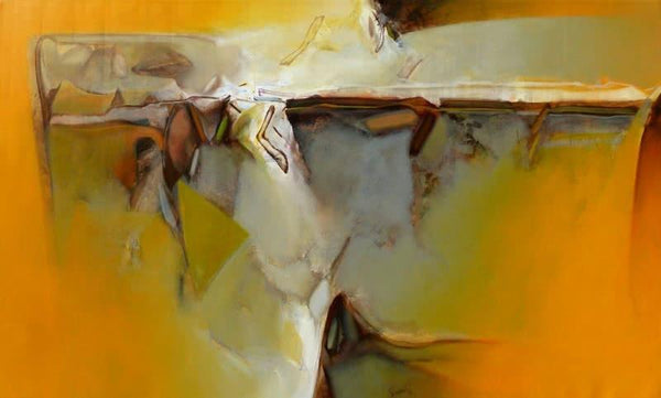 Untitled 127 Painting by Shrikant Kadam | ArtZolo.com