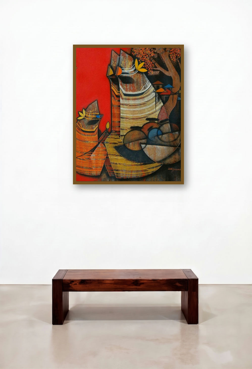 Untitled 13 (Crimson Horizon)