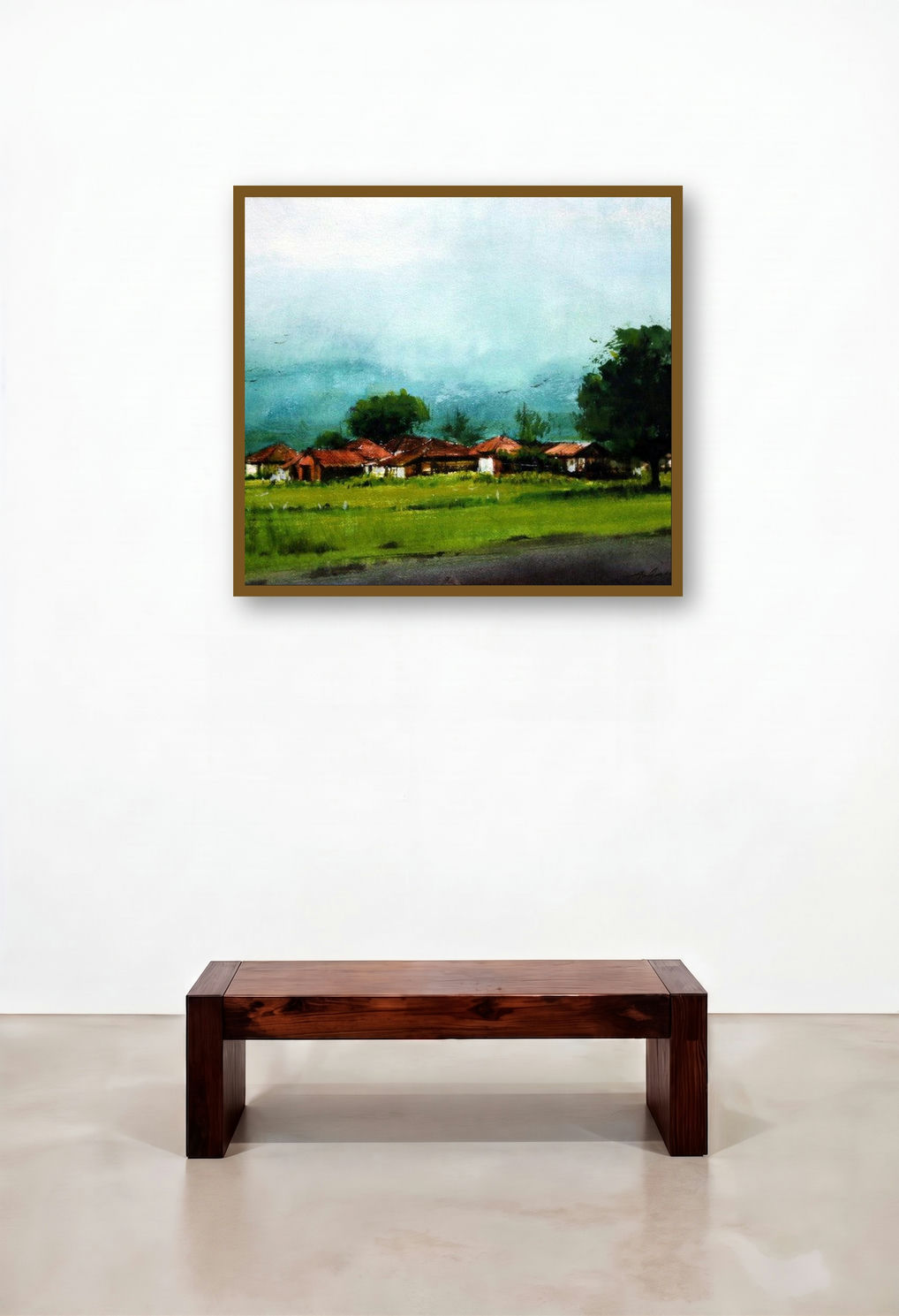 Untitled 14 (Mist Shrouded Village)