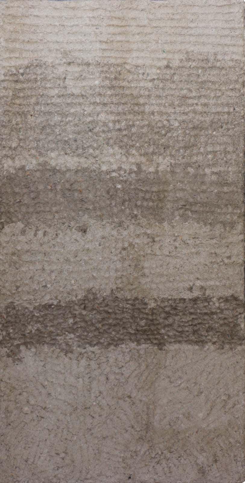 Abstract mixed media painting titled 'Untitled 15', 48x24 inches, by artist Hansodnya Thambe on Marine Plywood