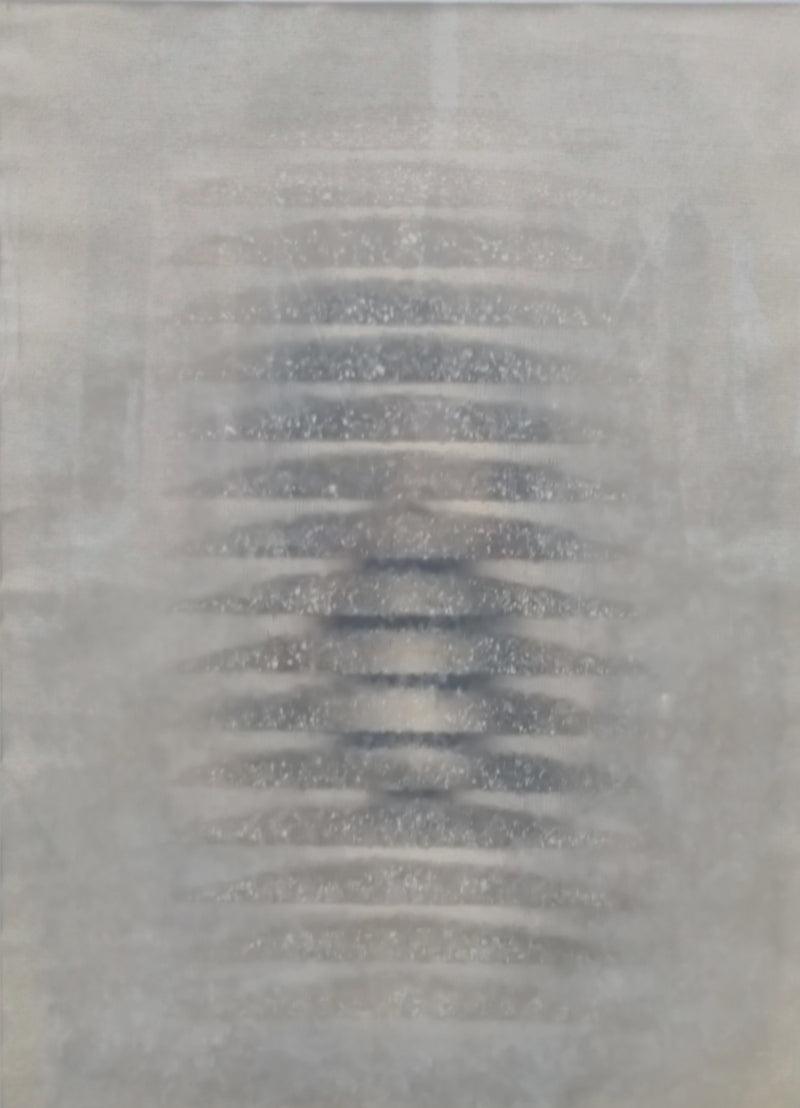 Abstract mixed media painting titled 'Untitled 16', 29x22 inches, by artist Rupesh Pawar on Paper