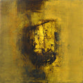 Abstract acrylic painting titled 'Untitled 19', 18x18 inches, by artist Umesh Patil on Canvas