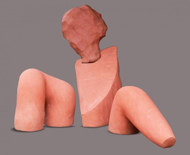 Abstract sculpture titled 'Untitled 2', 30x36x37 inches, by artist Rajnish Verma on Sand Stone