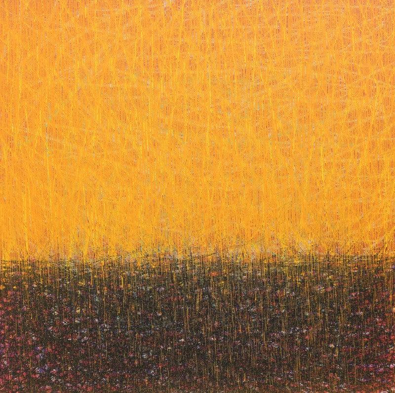 Abstract acrylic painting titled 'Untitled 2', 60x60 inches, by artist Satish Bhaisare on Canvas