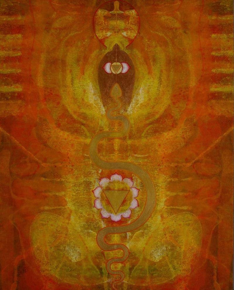 Motivational acrylic painting titled 'Untitled 2', 30x24 inches, by artist Keshav Kasar on Canvas