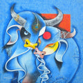 Animals acrylic painting titled 'Untitled 2', 24x24 inches, by artist Uttam Manna on Canvas