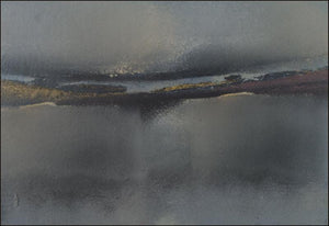 Abstract acrylic painting titled 'Untitled 2', 5x7 inches, by artist Hemant Dhane on Paper