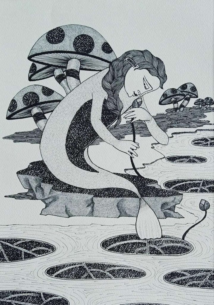 Untitled 2 Drawing by Chandrashekhar Kumavat | ArtZolo.com