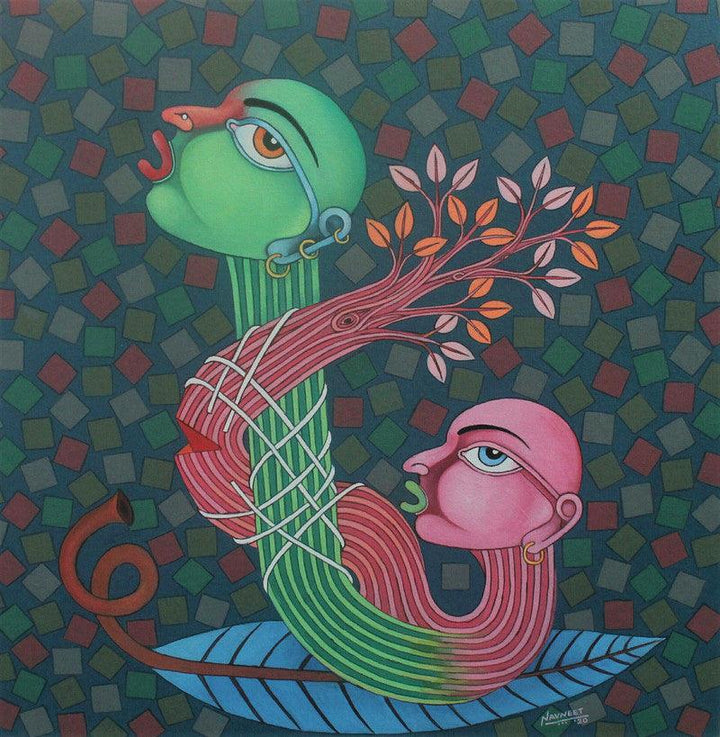Untitled 2 Painting by Navneet Rathod | ArtZolo.com