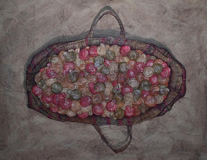 Still-life mixed media painting titled 'Untitled 2', 24x30 inches, by artist Avijit Dutta on Canvas