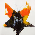 Abstract mixed media painting titled 'Untitled 2', 48x36 inches, by artist Huma Khan on Canvas