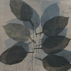 Nature acrylic painting titled 'Untitled 2', 12x12 inches, by artist Rahim Mirza on Paper