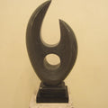 Abstract sculpture titled 'Untitled 2', 28x14x6 inches, by artist Lallan Singh on Marble