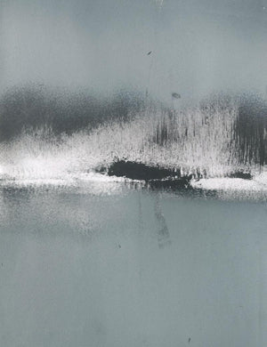 Abstract acrylic painting titled 'Untitled 24', 6x8 inches, by artist Hemant Dhane on Paper