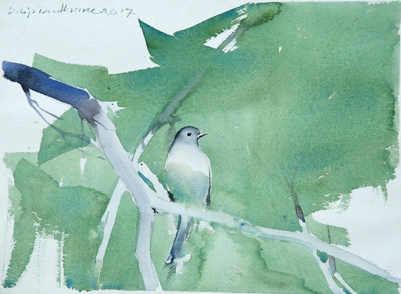 Animals watercolor painting titled 'Untitled 24', 10x14 inches, by artist Dilip Dudhane on Paper