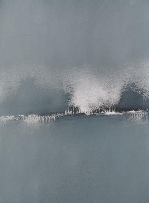 Abstract acrylic painting titled 'Untitled 25', 6x8 inches, by artist Hemant Dhane on Paper