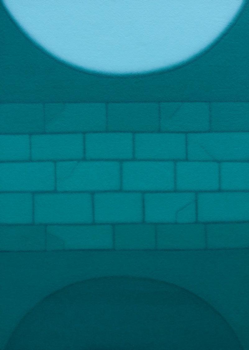 Abstract acrylic painting titled 'Untitled 3', 45x33 inches, by artist Sandip M on Canvas