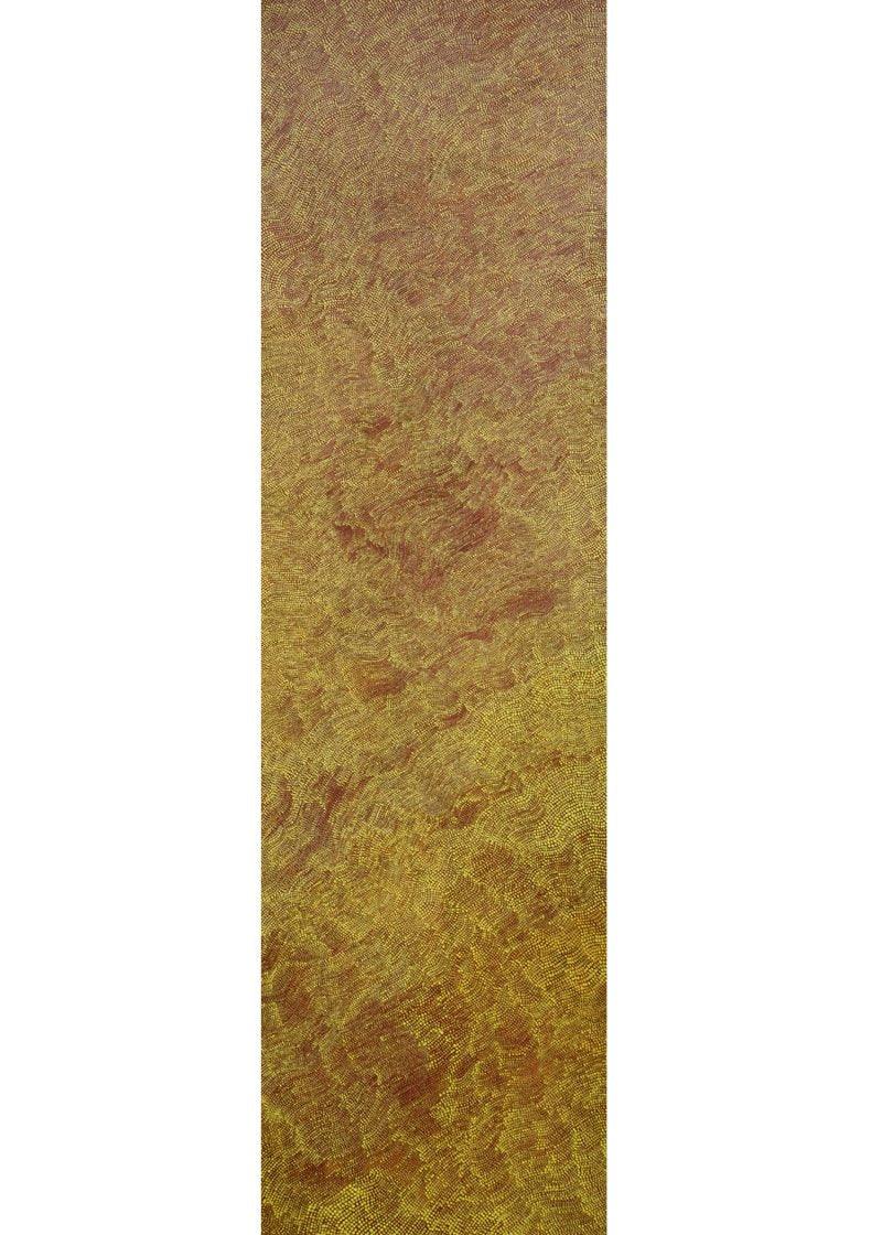 Abstract acrylic painting titled 'Untitled 3', 78x21 inches, by artist Durgesh Birthare on Canvas