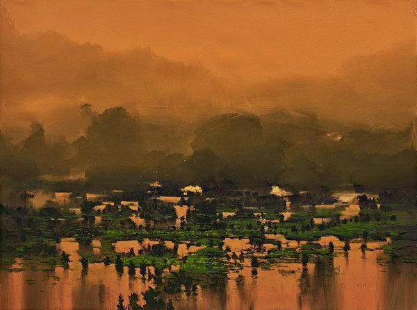 Untitled 3 Painting by Mangesh Shinde | ArtZolo.com