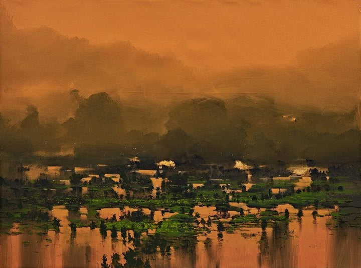 Untitled 3 Painting by Mangesh Shinde | ArtZolo.com