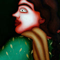 Figurative oil painting titled 'Untitled 3', 12x10 inches, by artist Jayita Borthakur on Canvas