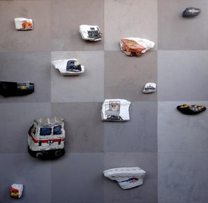 Fantasy mixed media painting titled 'Untitled 3', 48x48 inches, by artist Pragnesh Patel on Canvas