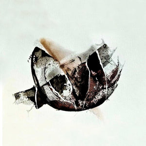 Abstract acrylic painting titled 'Untitled 3', 24x24 inches, by artist Tabassum Yusuf on Canvas