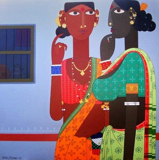 Untitled 3 Painting by Narsimlu Kandi | ArtZolo.com