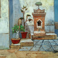 Still-life oil painting titled 'Untitled 3', 8x8 inches, by artist Rajesh Wankhade on Canvas