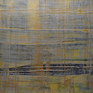 Abstract mixed media painting titled 'Untitled 3', 6x6 inches, by artist Priya Dhoot on Paper