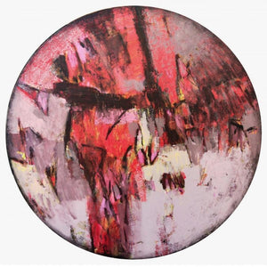 Abstract mixed media painting titled 'Untitled 34', 41x41 inches, by artist Anuja Paturkar on Canvas