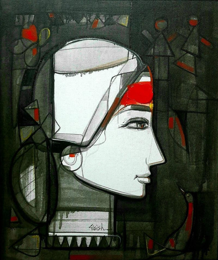 Untitled 36 Painting by Girish Adannavar | ArtZolo.com