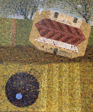 Nature acrylic painting titled 'Untitled 4', 36x30 inches, by artist Suraj Lohar on Canvas