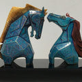 Animals sculpture titled 'Untitled 4', 13x24x9 inches, by artist Dinkar Jadhav on Fiberglass