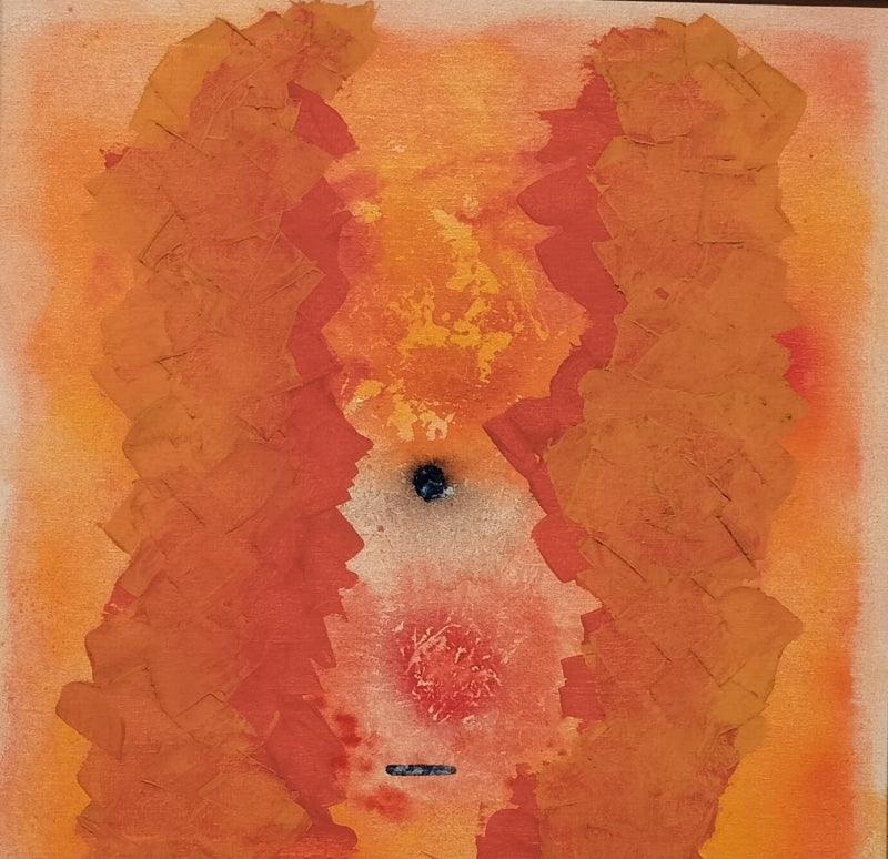 meditation acrylic painting titled 'Untitled 4', 27x27 inches, by artist Biplab Bijoy Dutta on Canvas